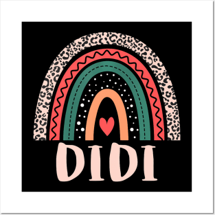 Didi Rainbow Cute Grandma Womens Mothers Day Didi Posters and Art